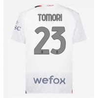 AC Milan Fikayo Tomori #23 Vonkajší futbalový dres 2023-24 Krátky Rukáv